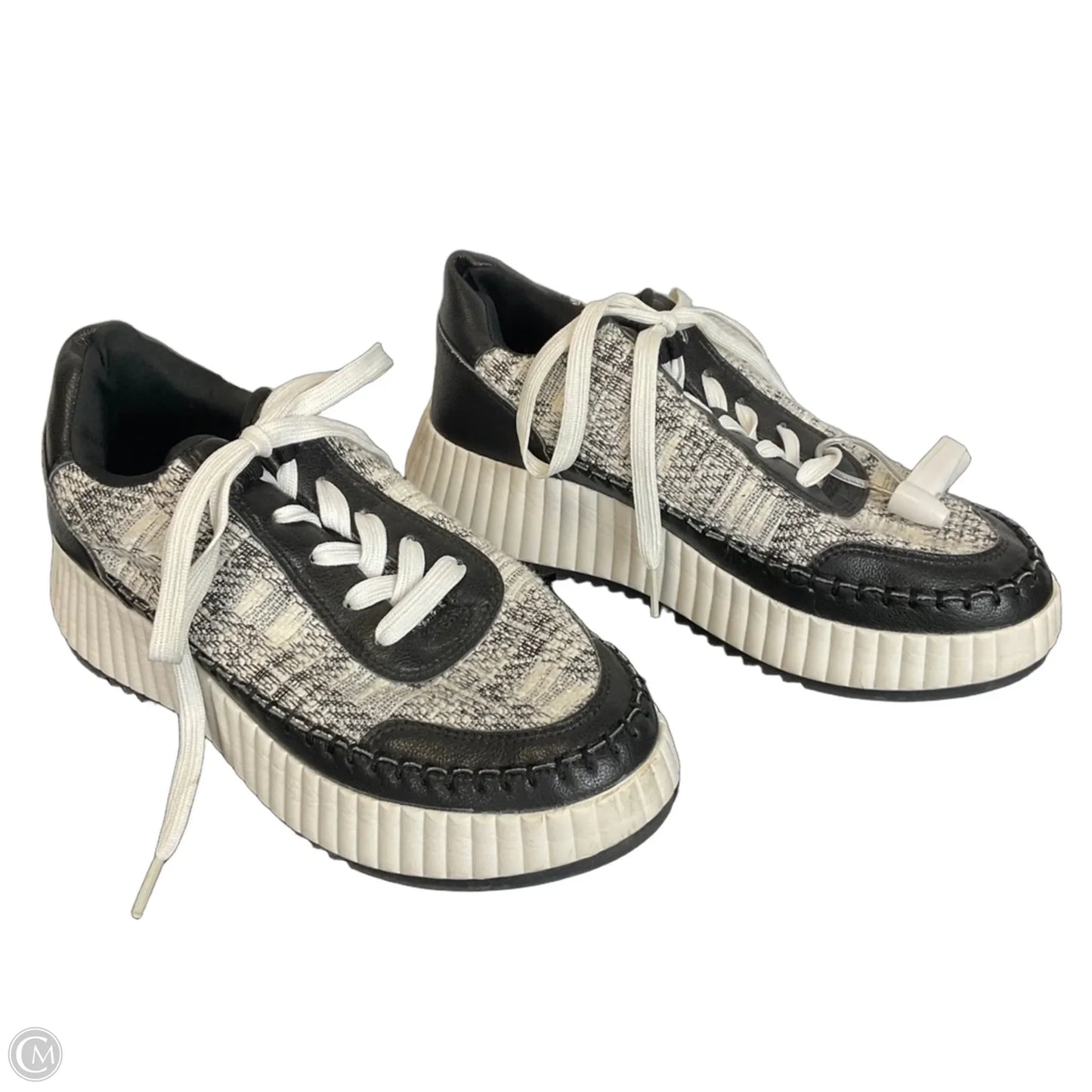 Shoes Sneakers By Dolce Vita In Black & White, Size: 9