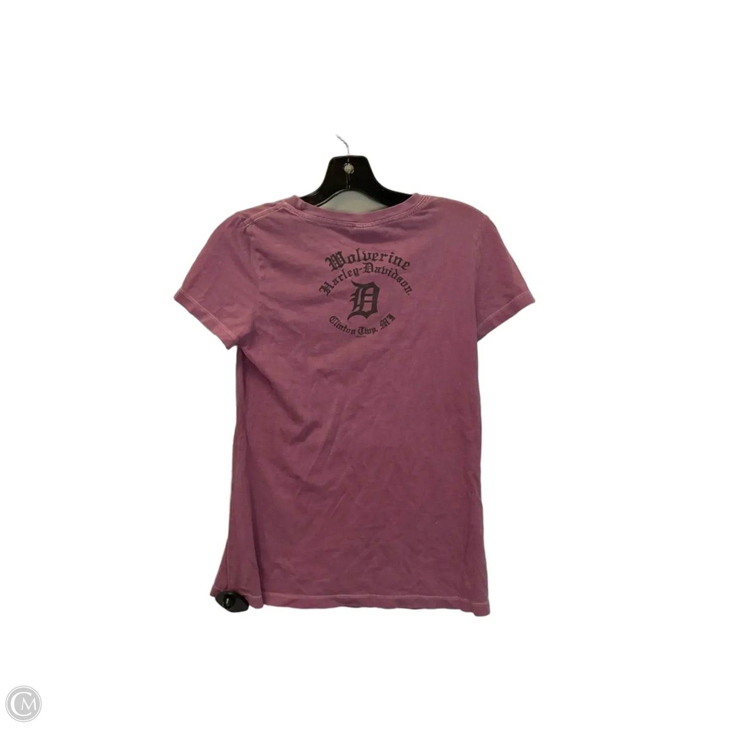 Top Short Sleeve Basic By Harley Davidson In Purple, Size: S