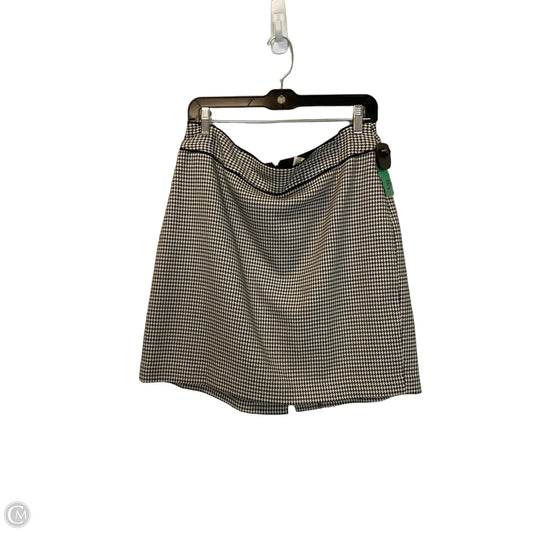 Skirt Mini & Short By Banana Republic In Black & Tan, Size: 12