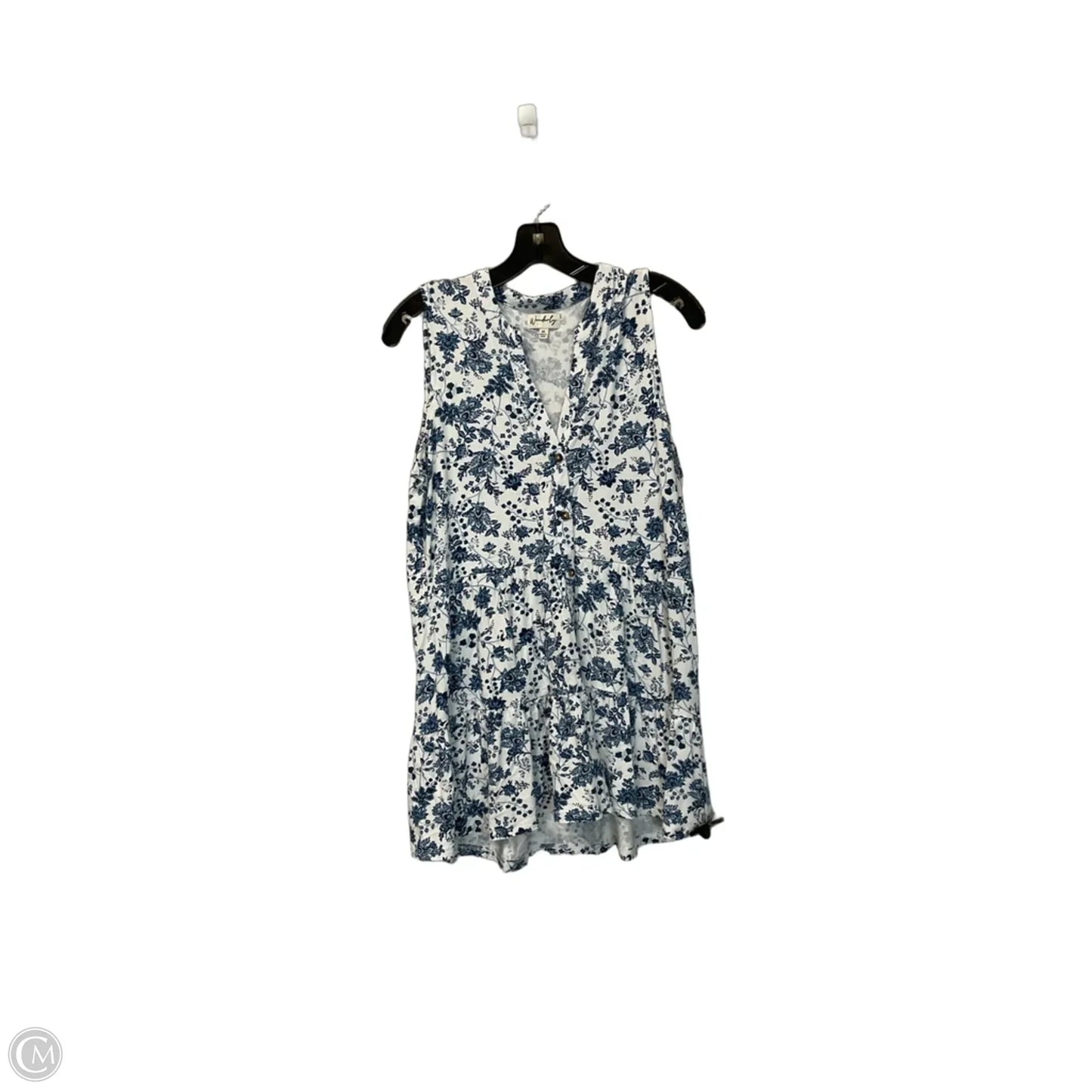 Dress Casual Midi By J. Jill In Floral Print, Size: M