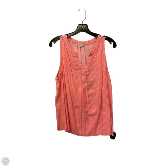 Top Sleeveless Basic By Anne Carson In Pink, Size: L