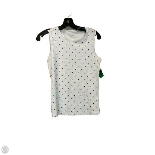 Top Sleeveless Basic By Christopher And Banks In White, Size: S