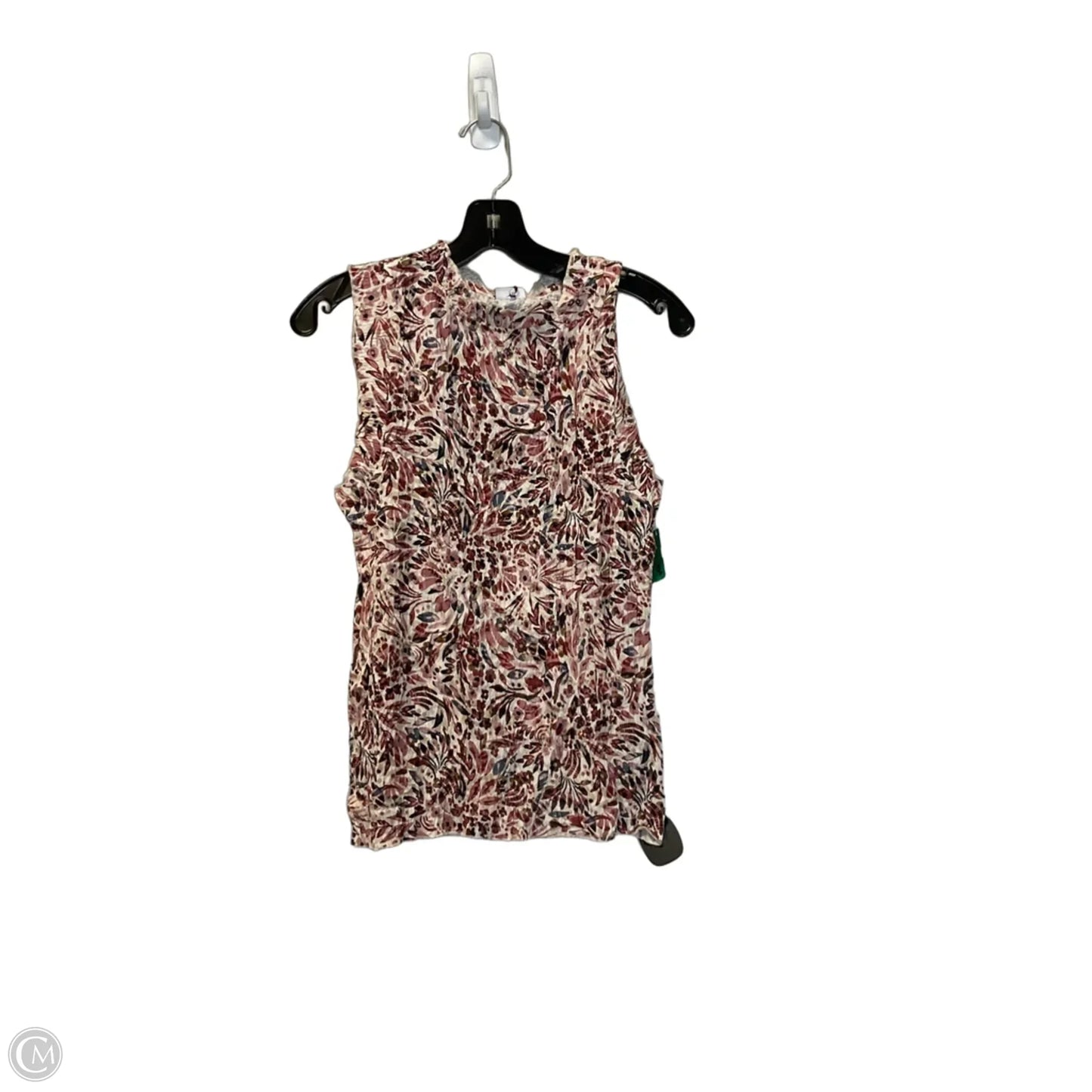 Top Sleeveless By Lascana In Floral Print, Size: S