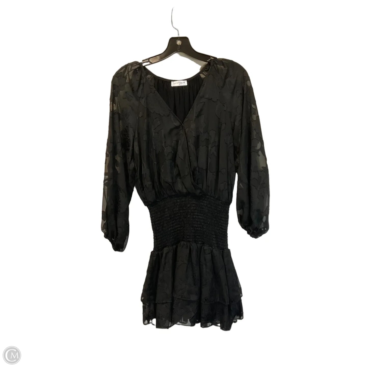 Dress Casual Short By Vestique In Black, Size: S
