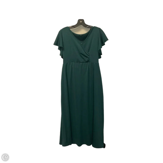 Dress Casual Maxi By Clothes Mentor In Green, Size: M