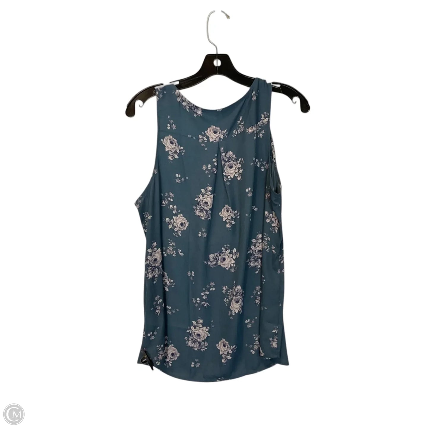 Top Sleeveless By Maurices In Blue, Size: L