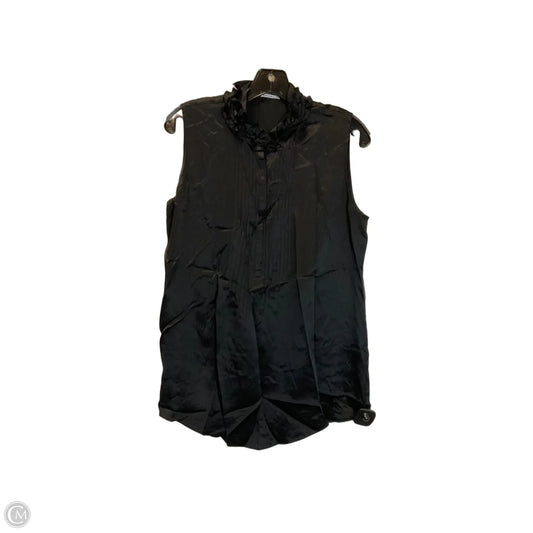 Top Sleeveless Basic By Tahari In Black, Size: M