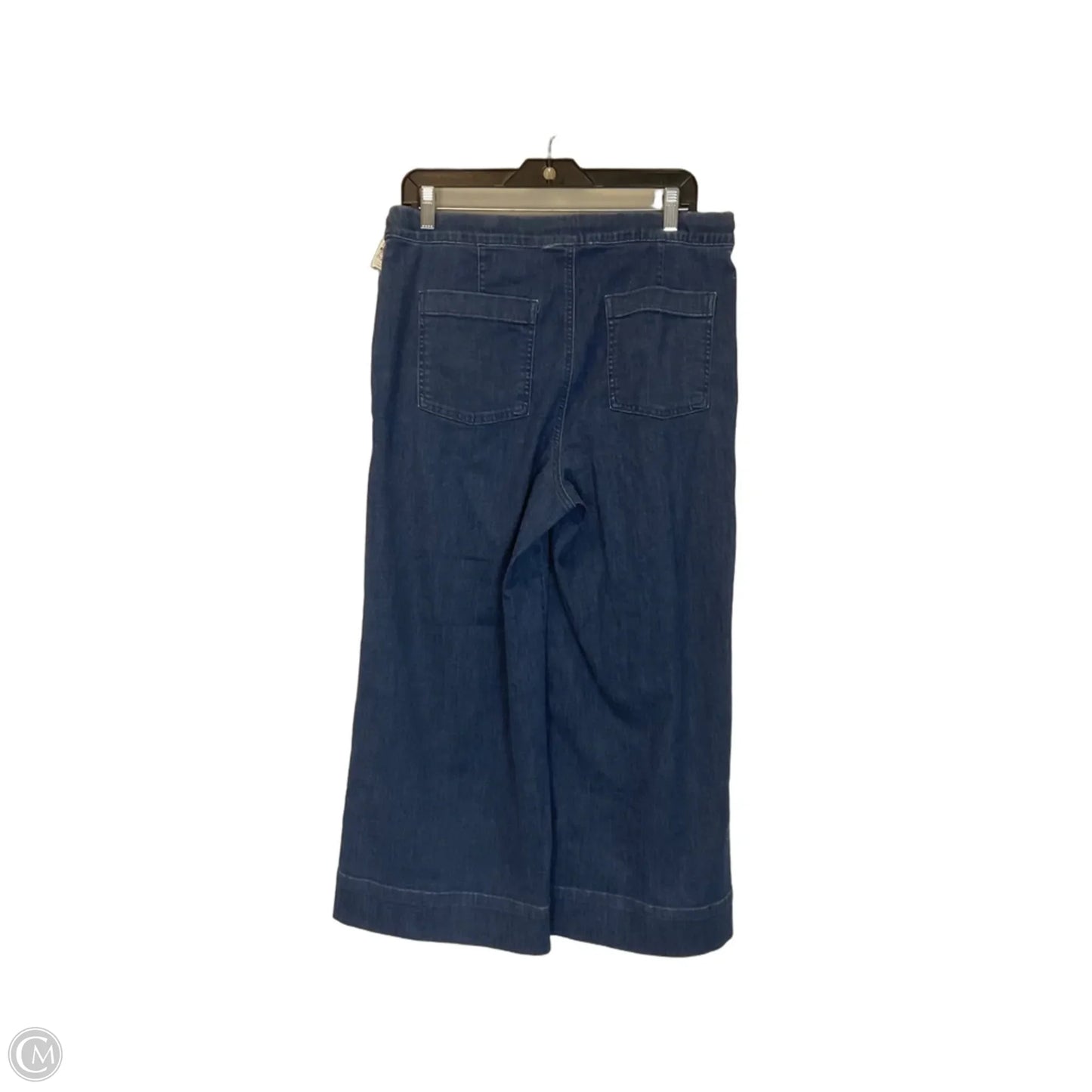Jeans Wide Leg By Chicos In Blue Denim, Size: 8