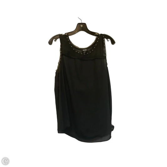 Top Sleeveless By Ana In Black, Size: L