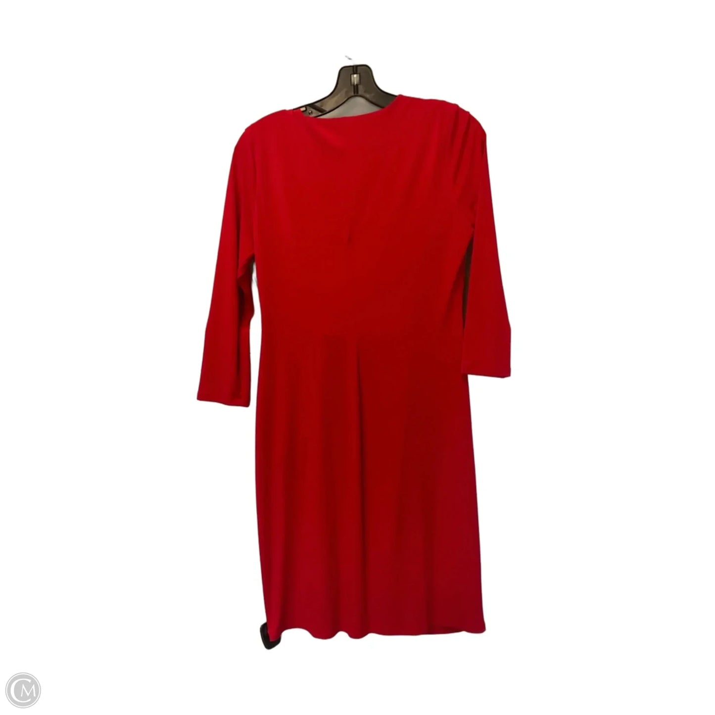 Dress Party Midi By Calvin Klein In Red, Size: 4
