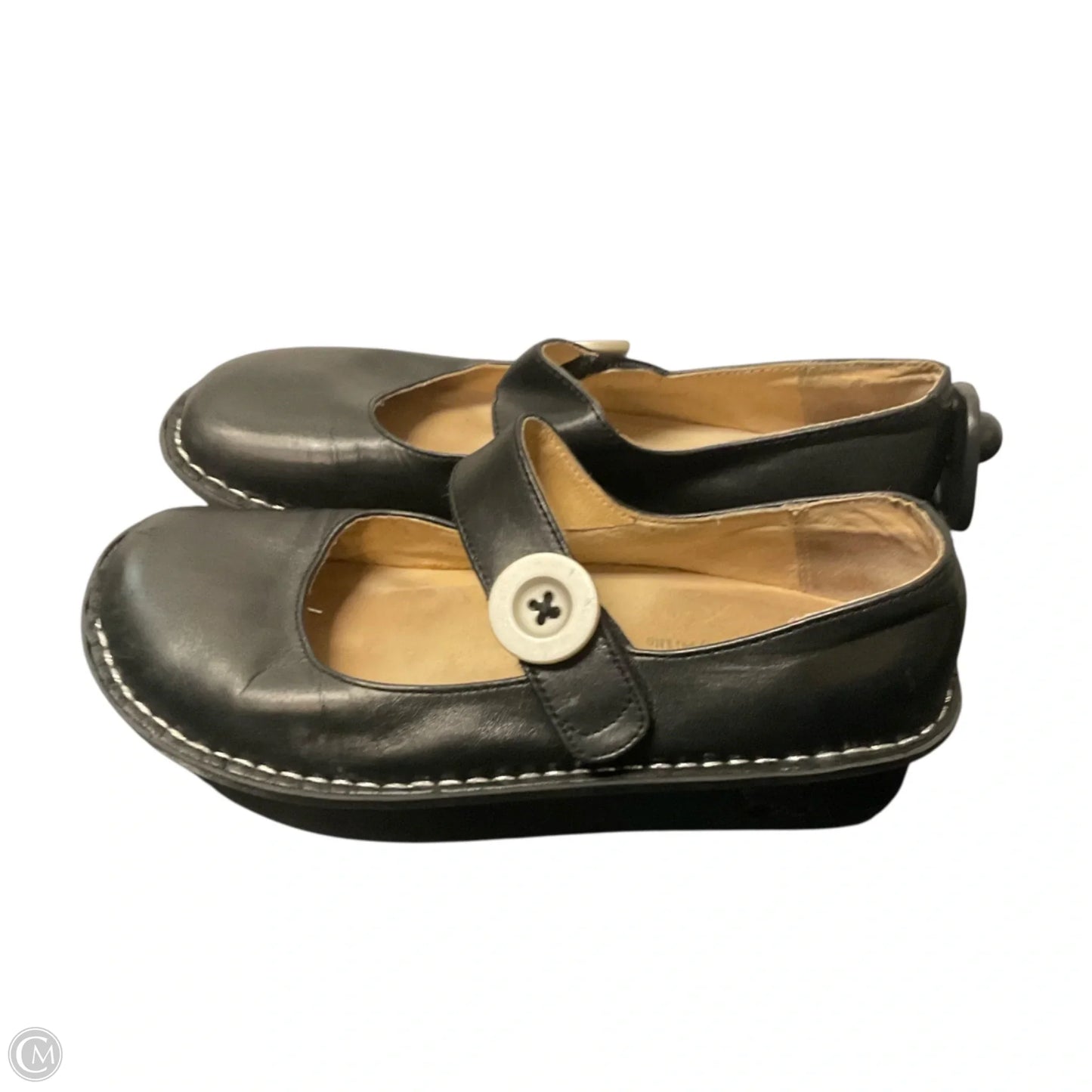 Shoes Flats By Alegria In Black, Size: 6.5