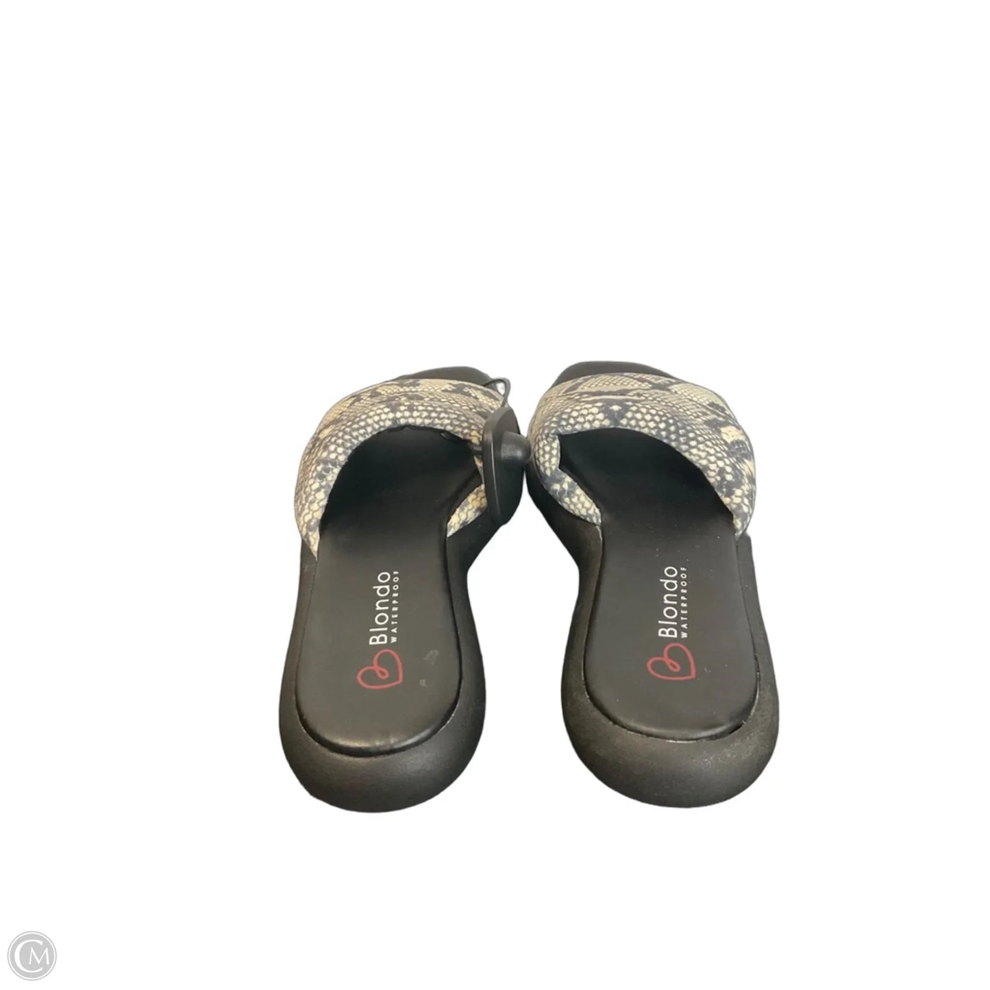 Sandals Flats By Blondo In Animal Print, Size: 7