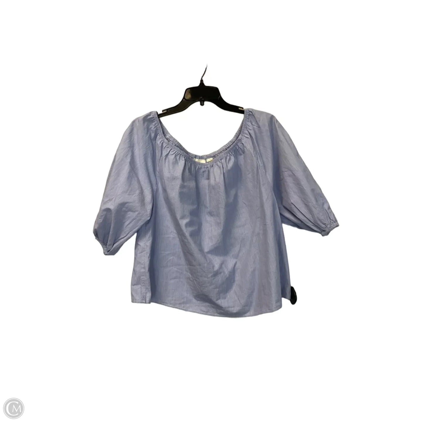 Top 3/4 Sleeve By Maeve In Blue, Size: M