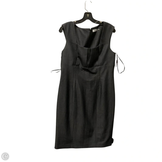 Dress Work By Calvin Klein In Black, Size: 12