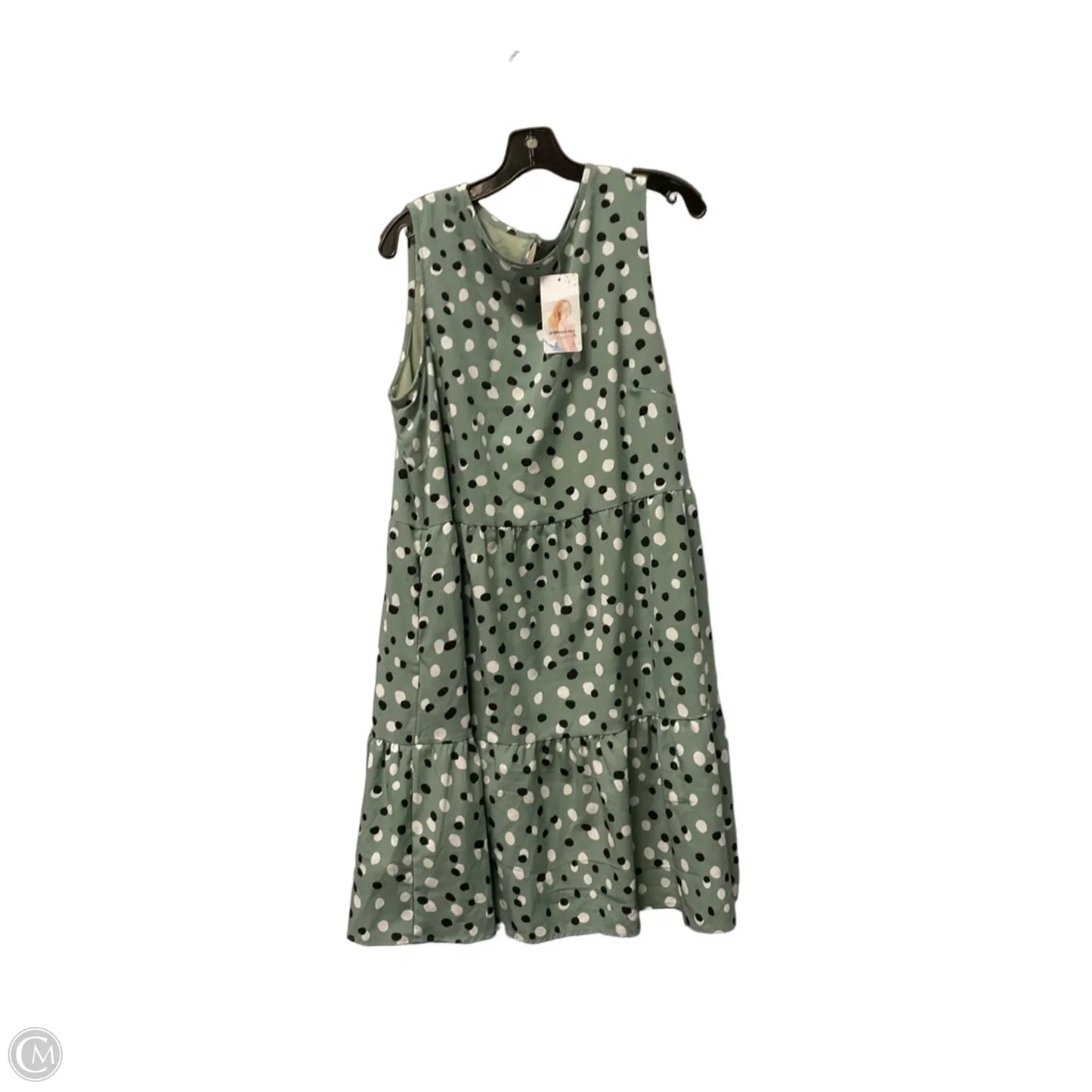 Dress Casual Midi By Prettygarden In Green, Size: M