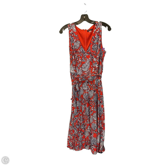 Dress Casual Maxi By Tommy Hilfiger In Orange, Size: 10