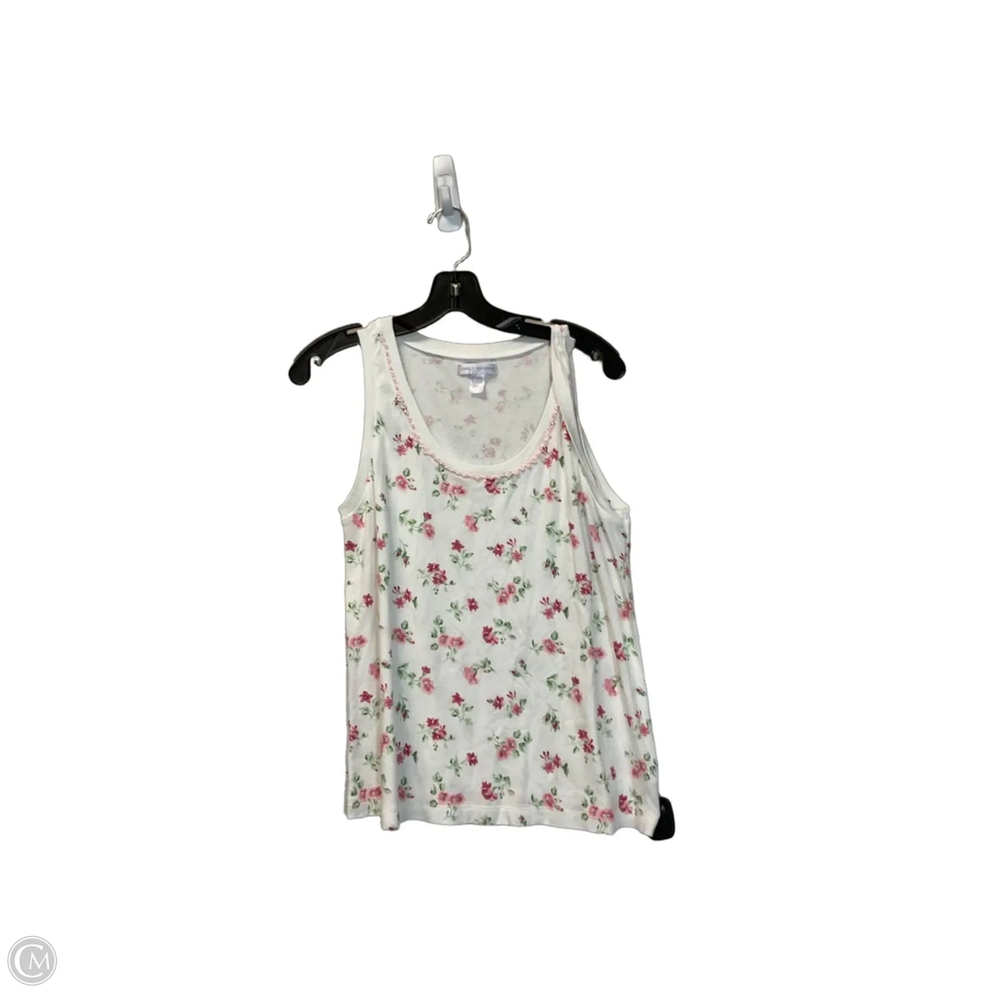 Top Sleeveless Basic By Carole Hochman In White, Size: L