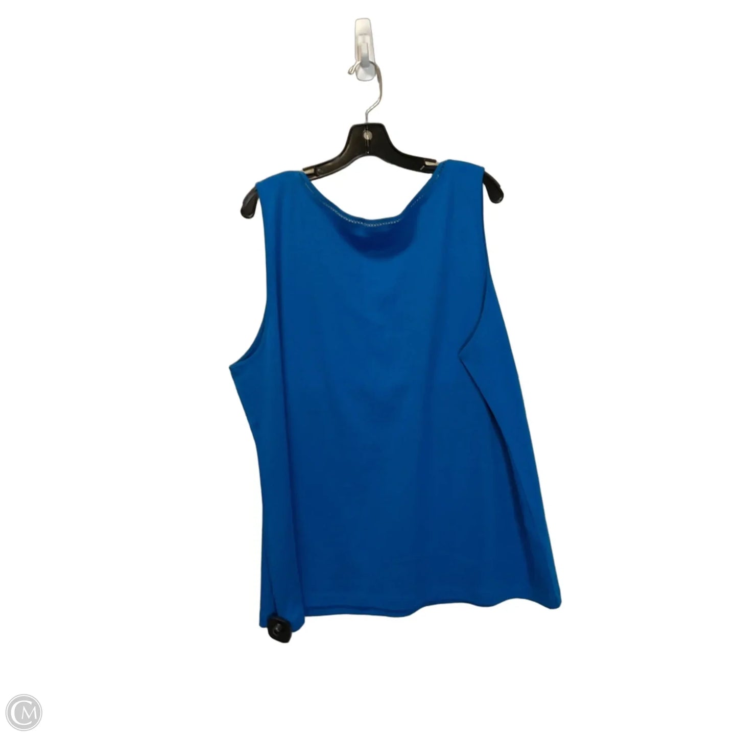 Top Sleeveless Basic By Kim Rogers In Blue, Size: 3x