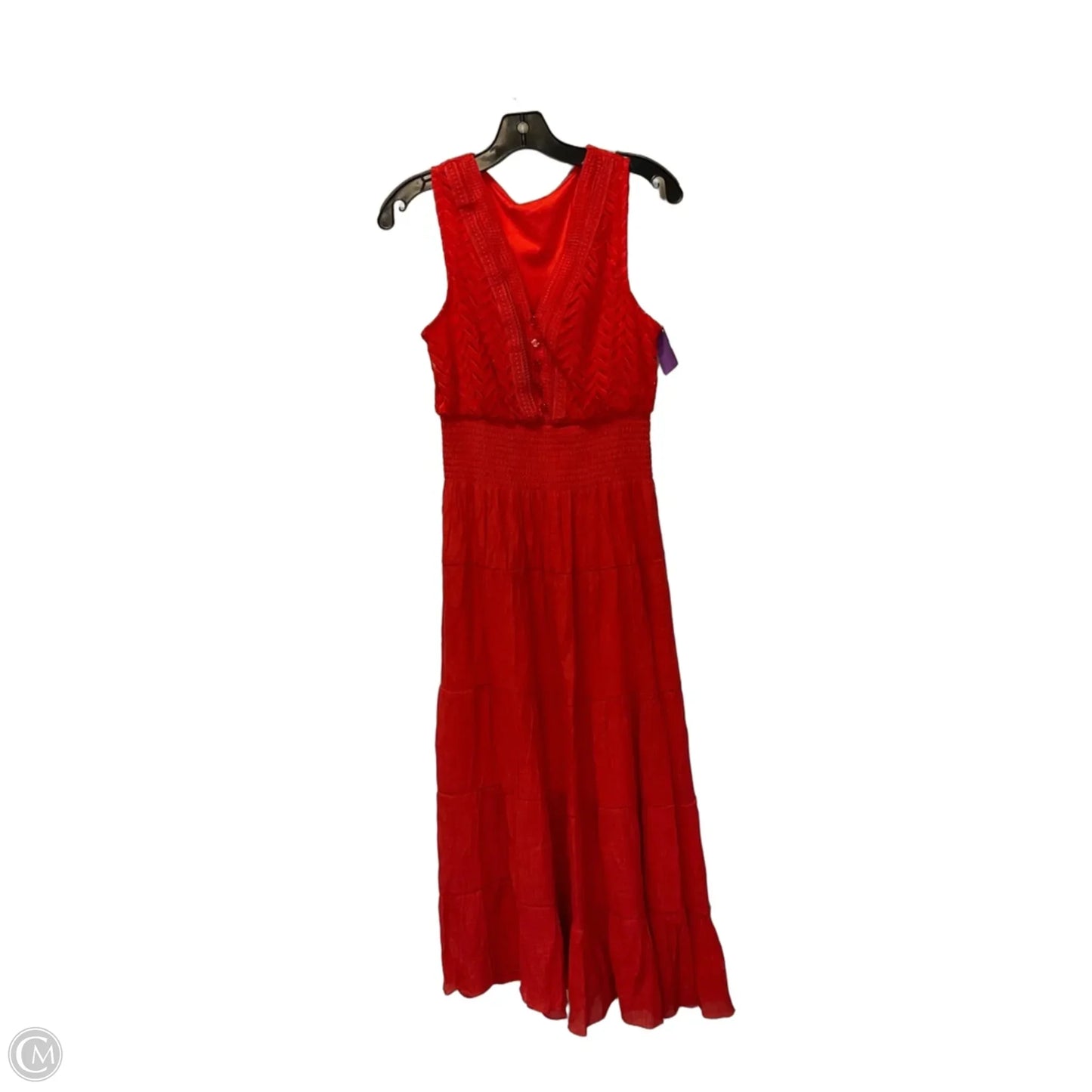 Dress Casual Maxi By Clothes Mentor In Red, Size: M