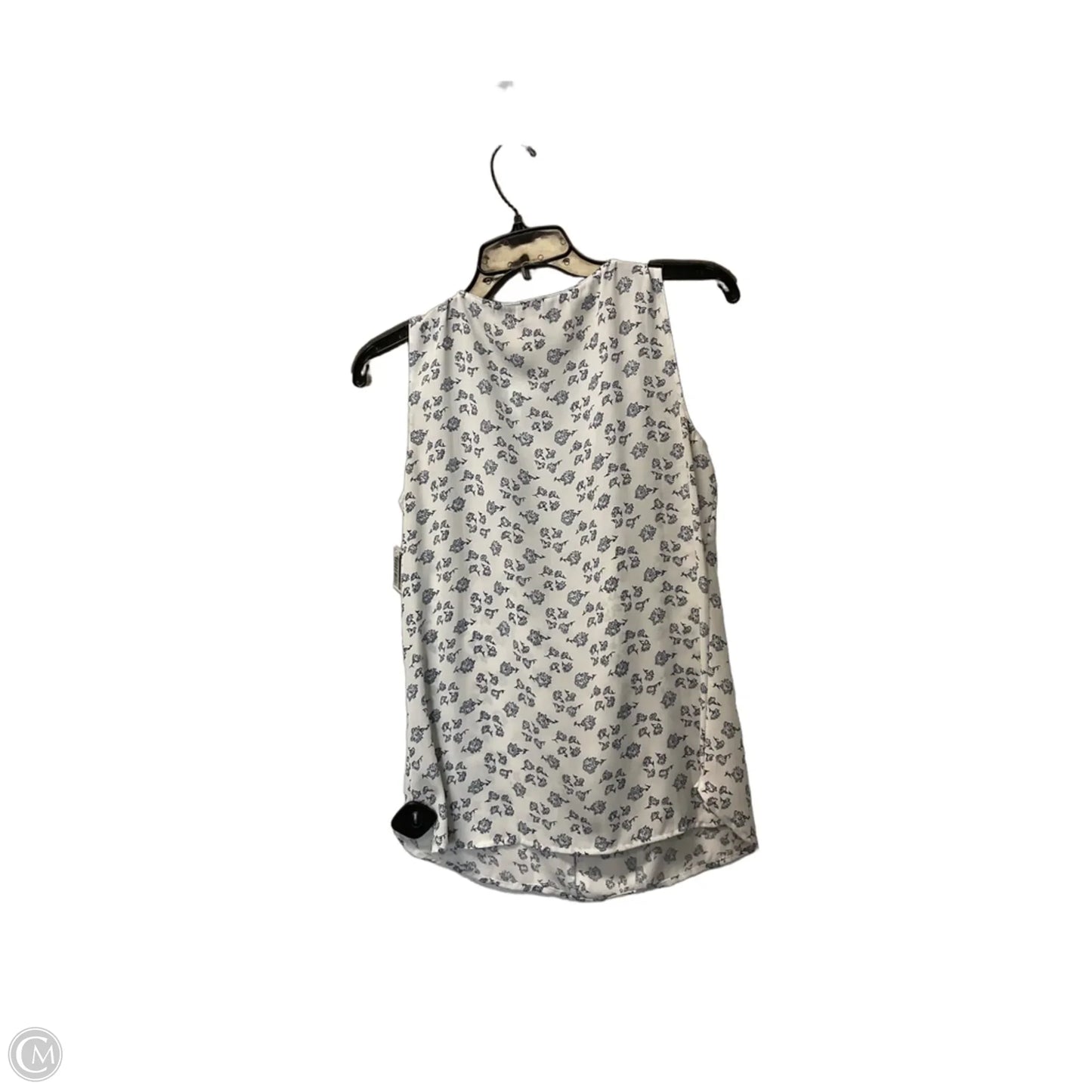Top Sleeveless By Loft In Blue & White, Size: Xs