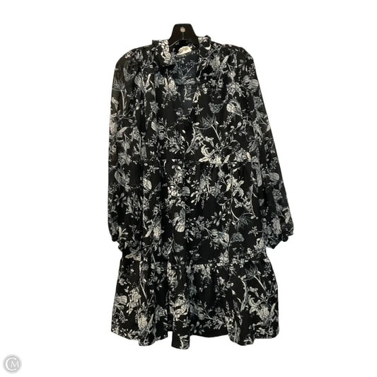 Dress Casual Midi By Umgee In Black & White, Size: Xl