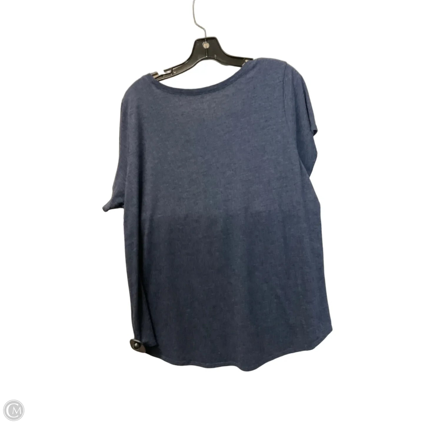 Top Short Sleeve Basic By Lucky Brand In Blue, Size: Xl