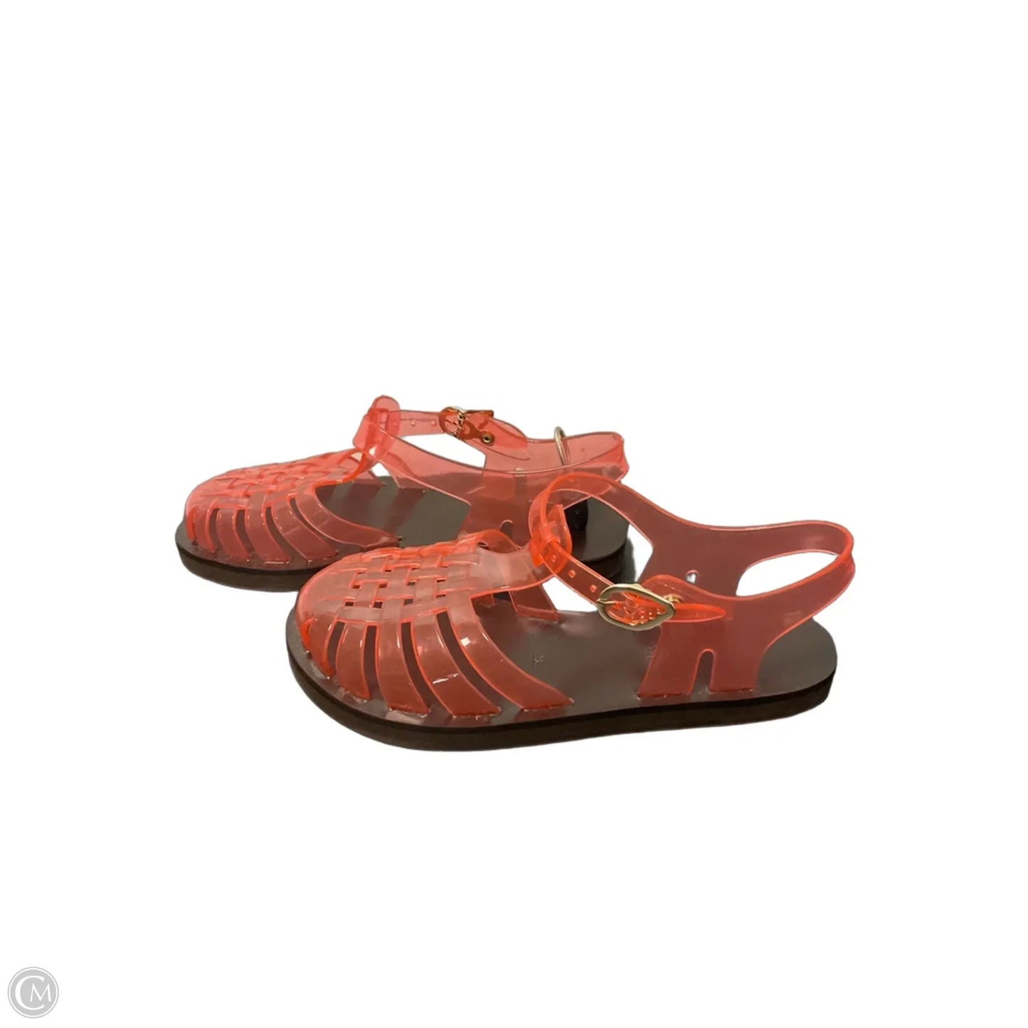 Sandals Flats By Clothes Mentor In Pink, Size: 7.5