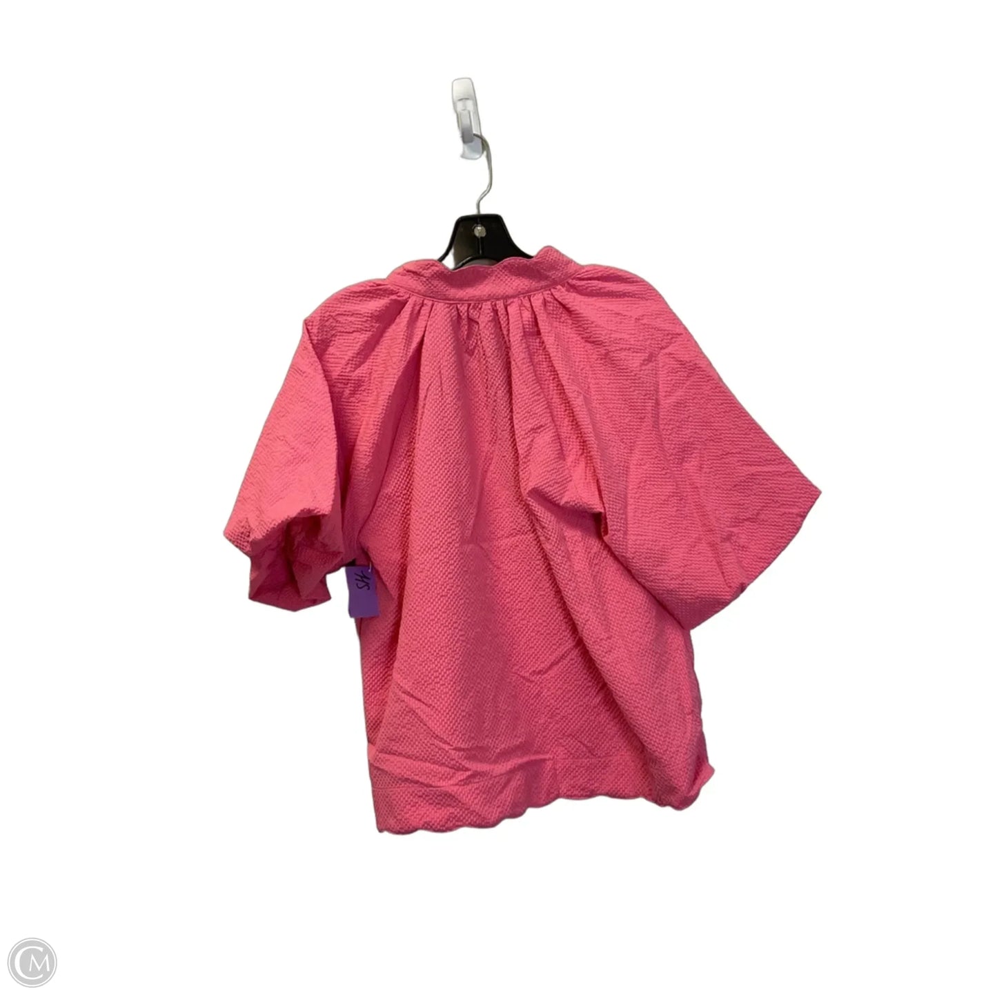Top Short Sleeve By Umgee In Pink, Size: S