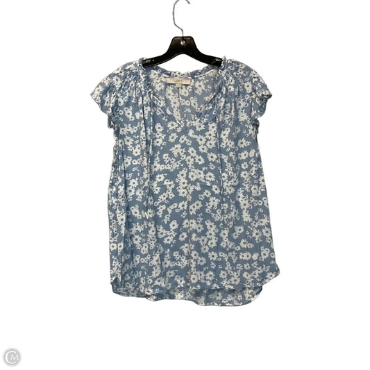 Top Sleeveless By Loft In Blue, Size: Xl