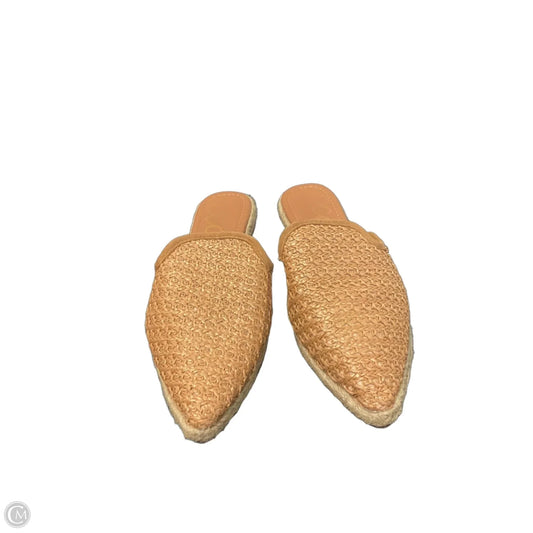 Shoes Flats By Clothes Mentor In Brown, Size: 8.5