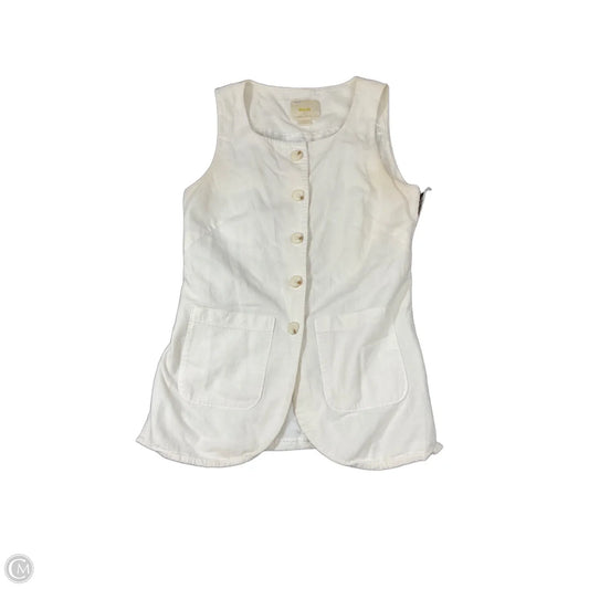 Vest Other By Maeve In White, Size: S