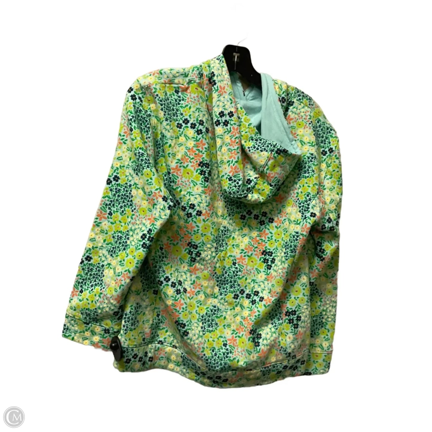Sweatshirt Hoodie By Bcg In Floral Print, Size: Xl