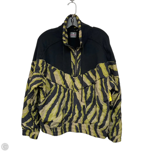 Jacket Shirt By Free People In Black & Green, Size: Xs