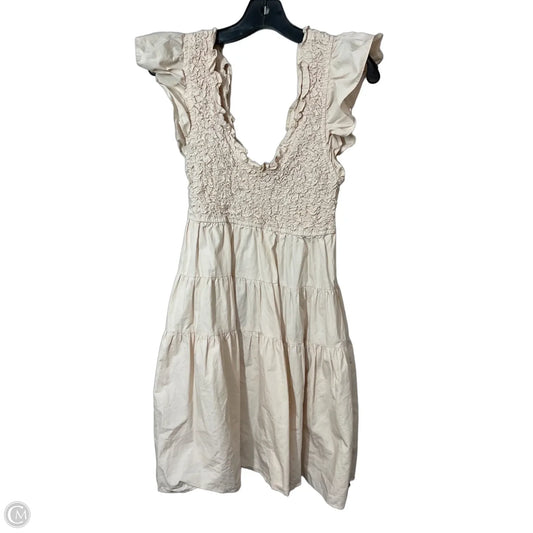 Dress Casual Short By En Saison In Cream, Size: L