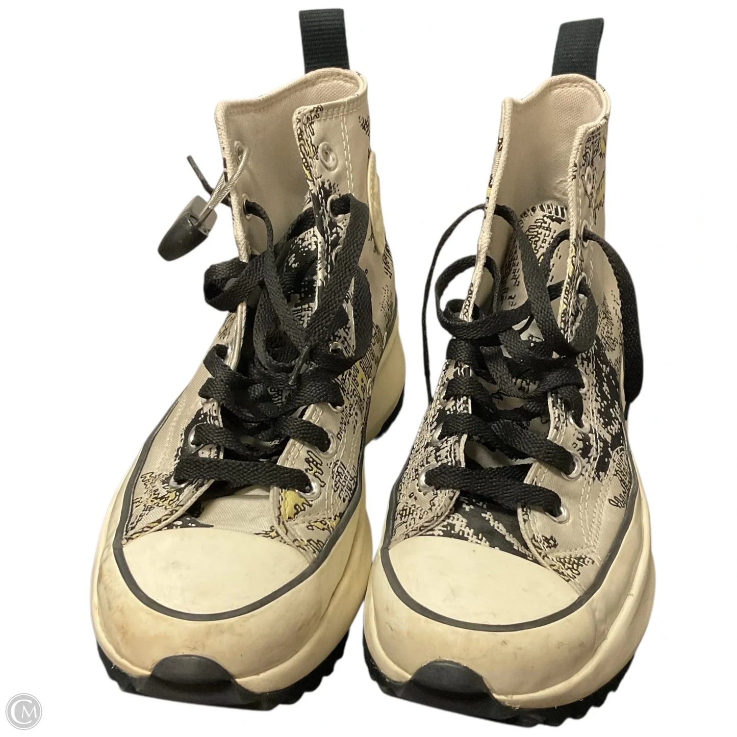 Shoes Sneakers By Converse In Black & White, Size: 8.5