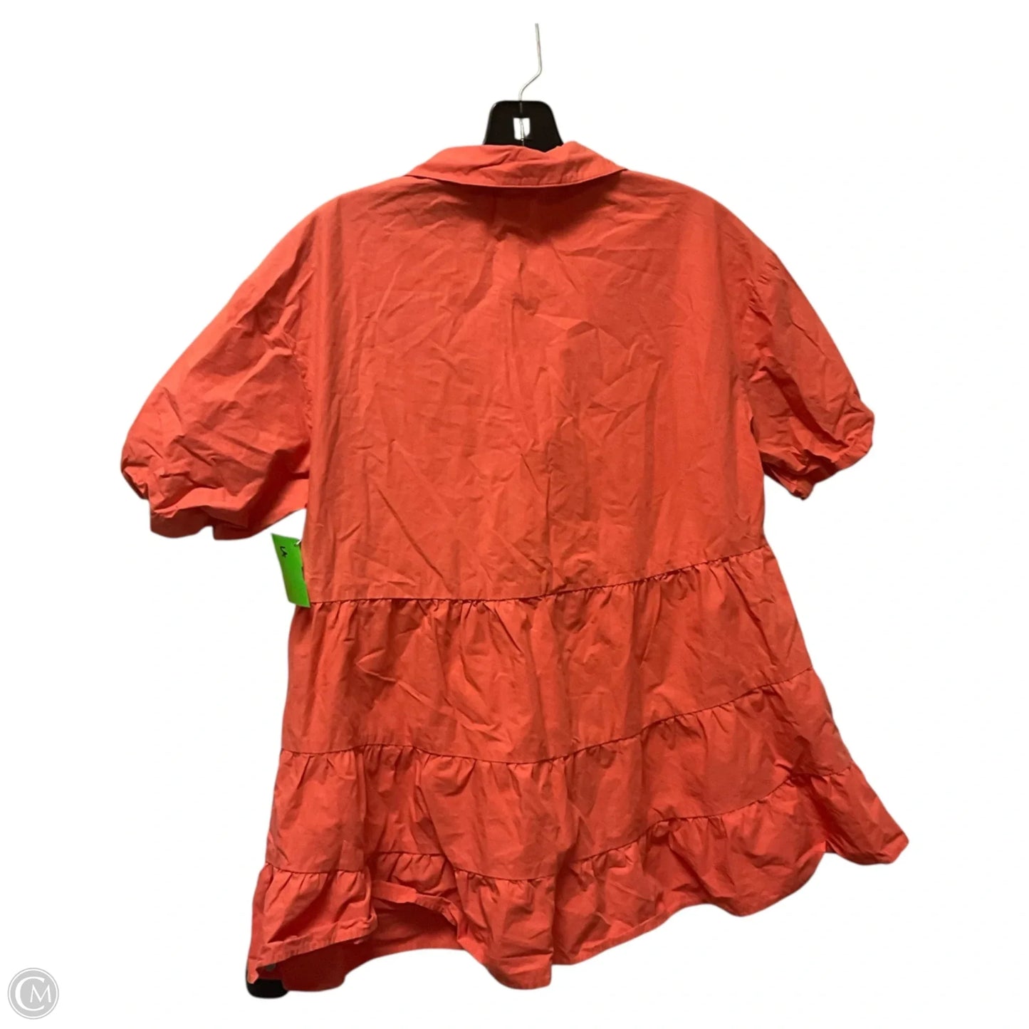 Top Short Sleeve By Porridge In Orange, Size: S
