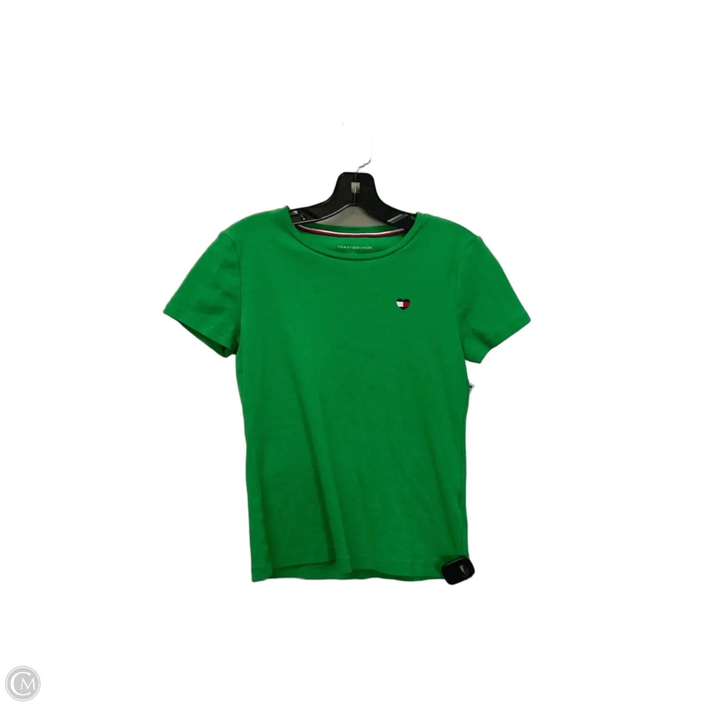 Top Short Sleeve By Tommy Hilfiger In Green, Size: S