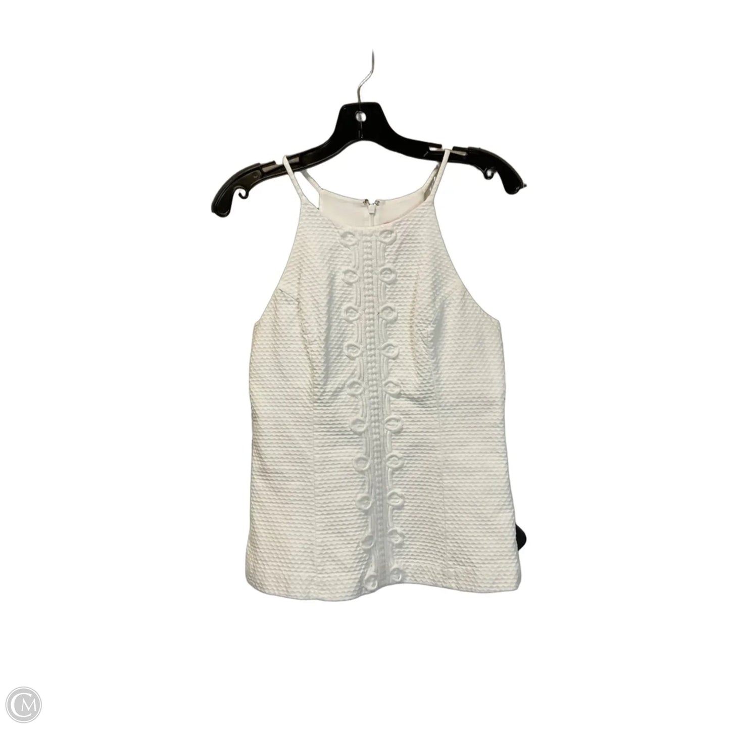 Top Sleeveless Designer By Lilly Pulitzer In White, Size: S