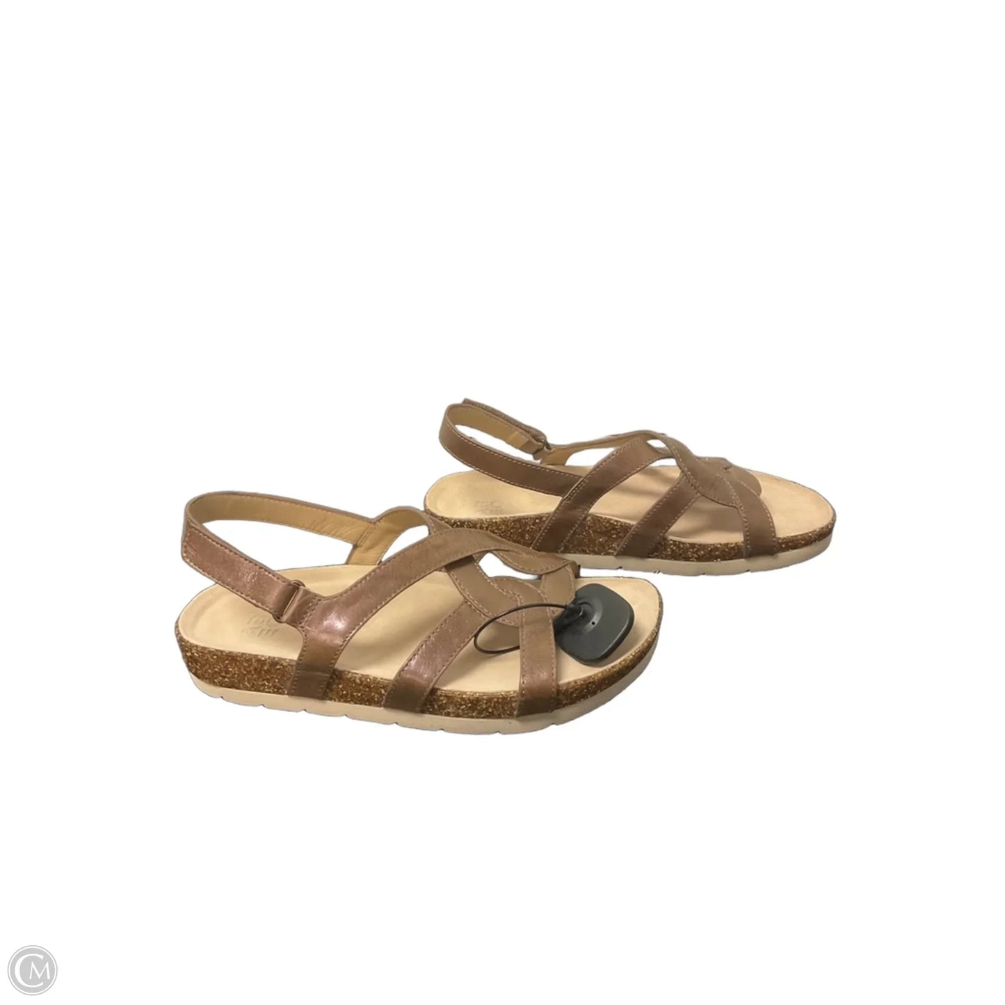 Sandals Flats By Abeo In Brown, Size: 9