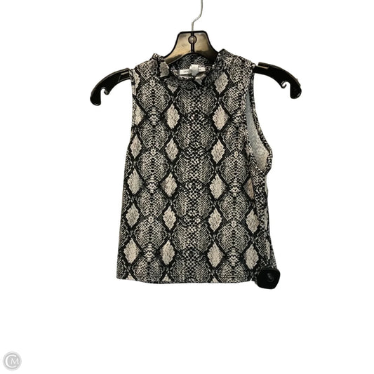 Top Sleeveless By Caution To The Wind In Animal Print, Size: S
