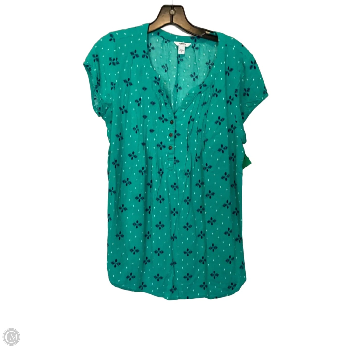 Top Short Sleeve Basic By Sonoma In Blue, Size: S