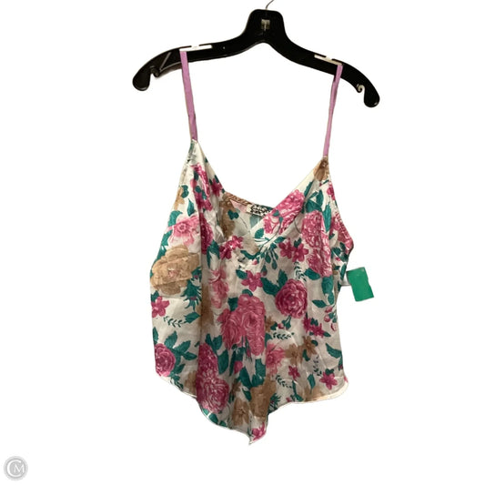Top Sleeveless By Free People In Floral Print, Size: L