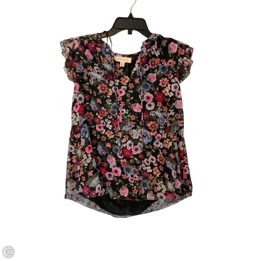 Top Short Sleeve By Philosophy In Blue & Purple, Size: S