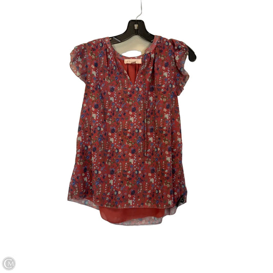 Top Short Sleeve By Philosophy In Red, Size: S