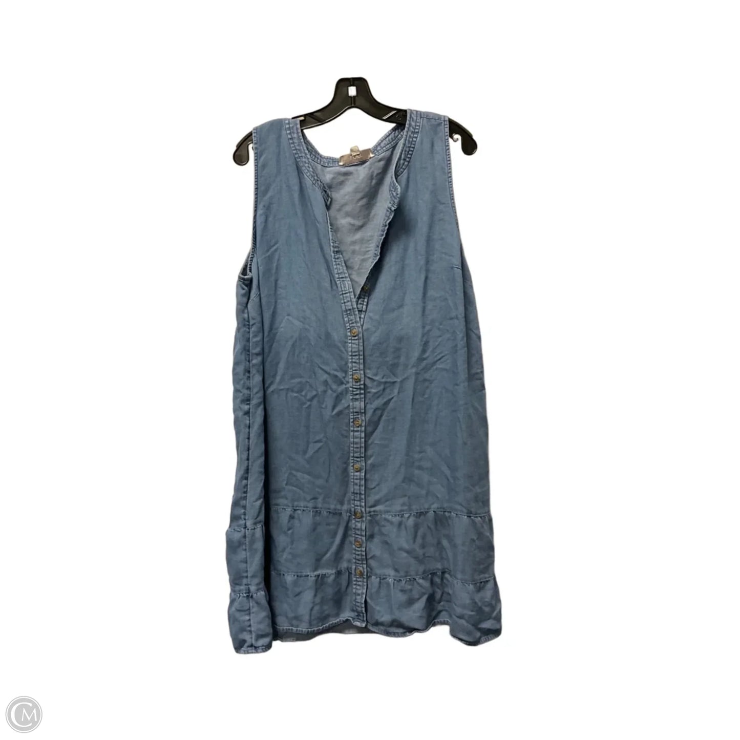 Dress Casual Short By Loft In Blue Denim, Size: Xl