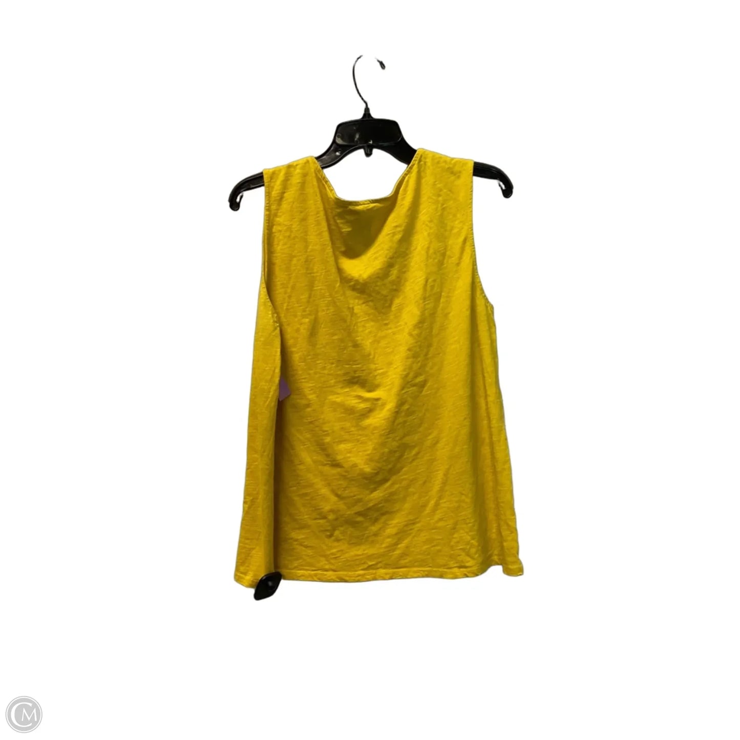 Top Sleeveless By Grace Elements In Yellow, Size: Xl