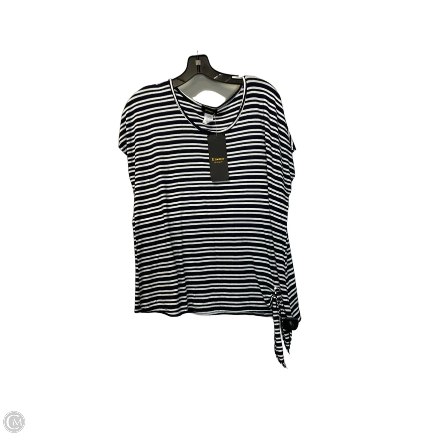 Top Short Sleeve Basic By Espresso In Navy, Size: Xl