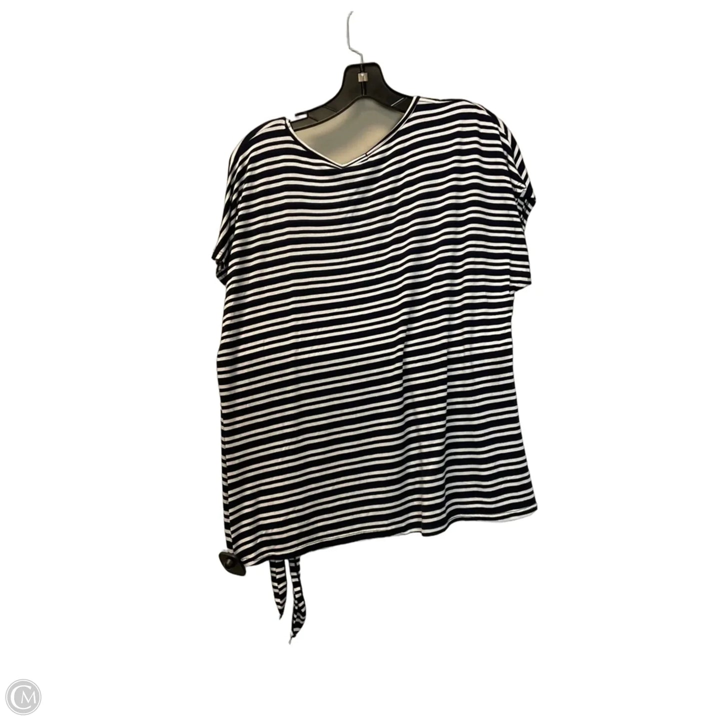 Top Short Sleeve Basic By Espresso In Navy, Size: Xl
