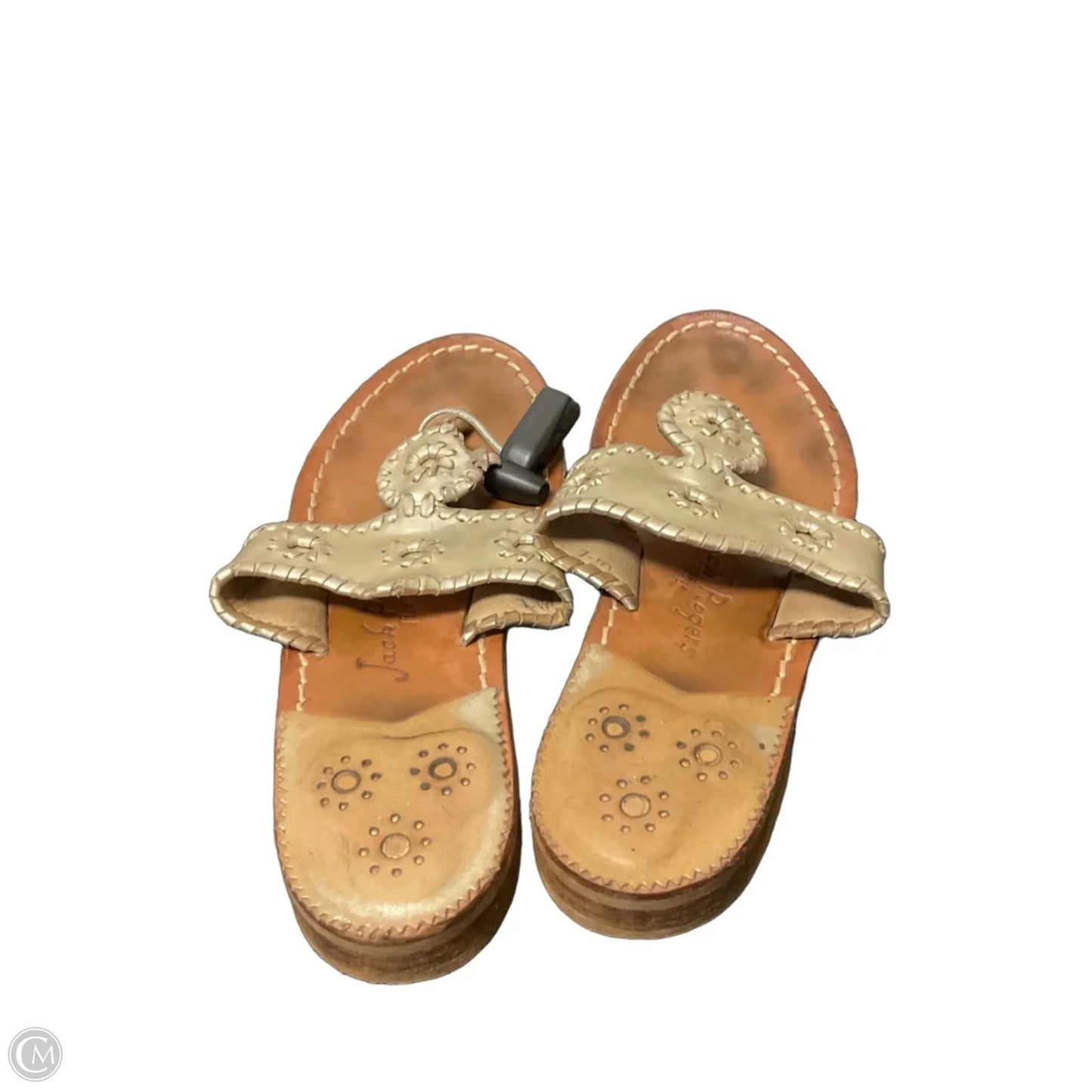 Sandals Flats By Jack Rogers In Gold, Size: 7