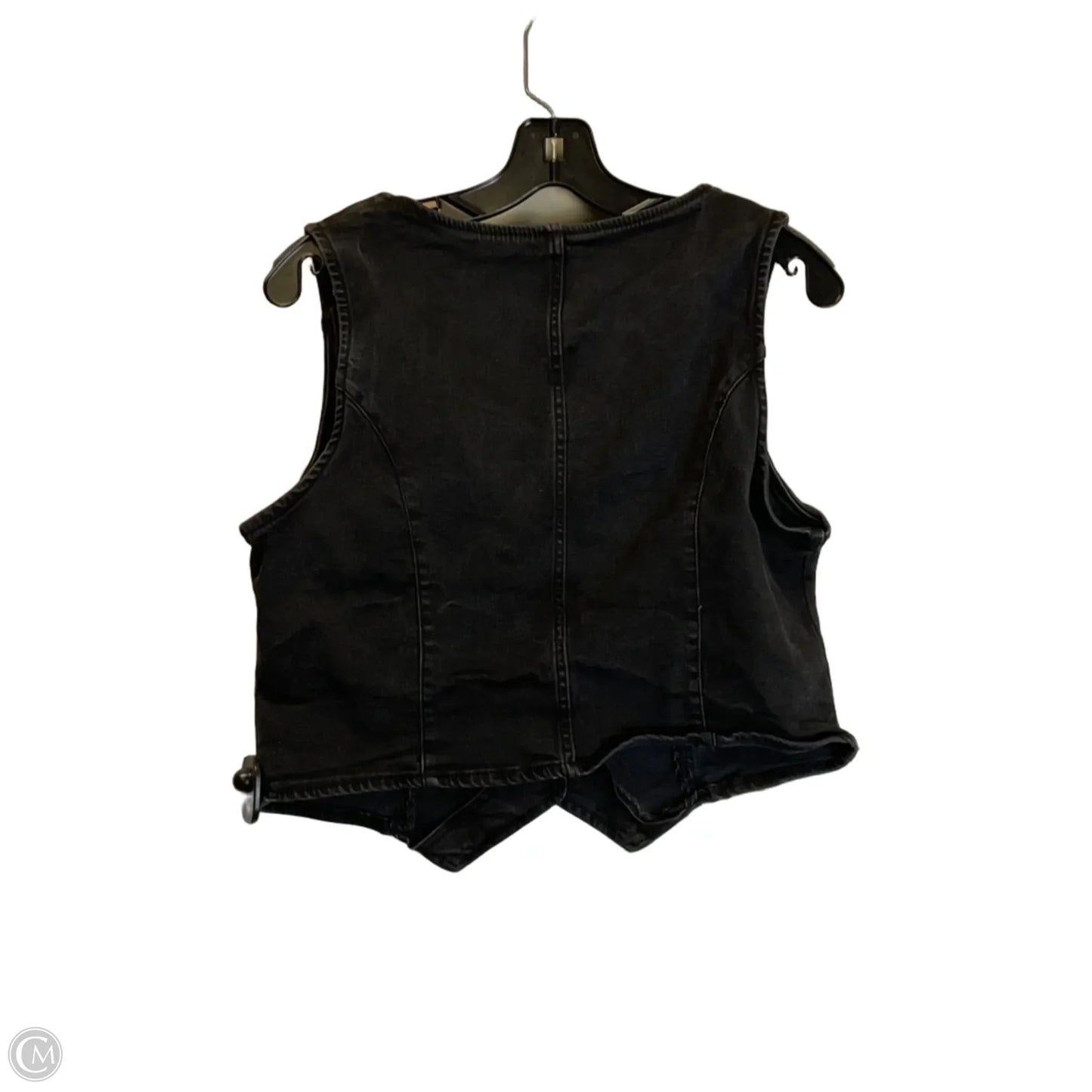 Vest Other By Refuge In Black Denim, Size: Xl
